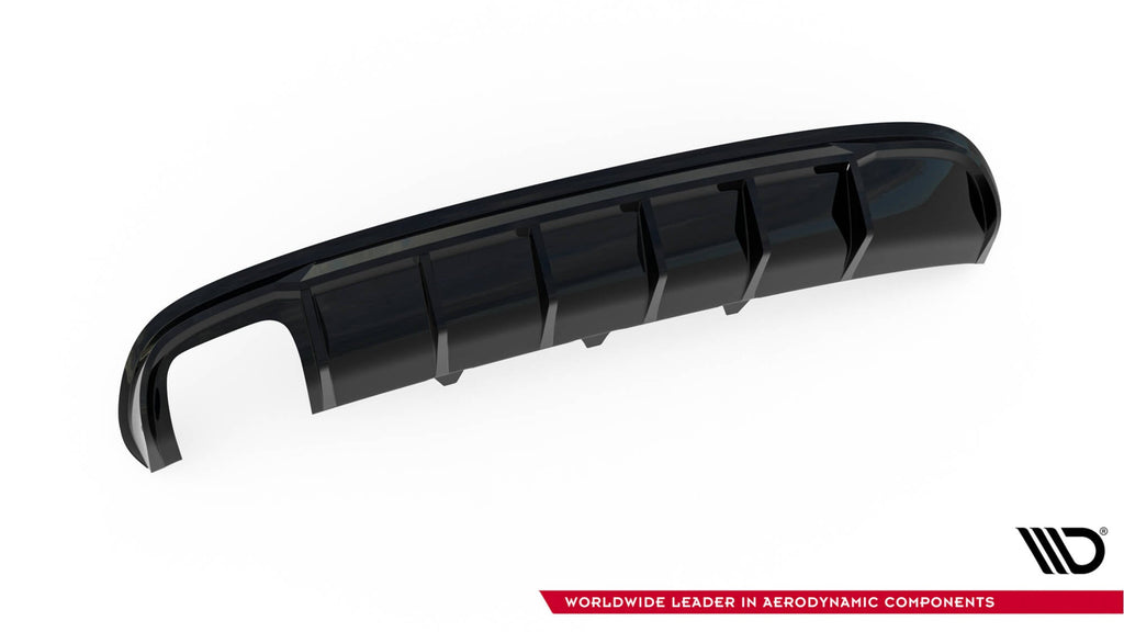 Maxton Design Difusor trasero para Audi A4 S-Line Sedan / Avant B8 (Version with dual Exhaust tips on one side) - imagen 5