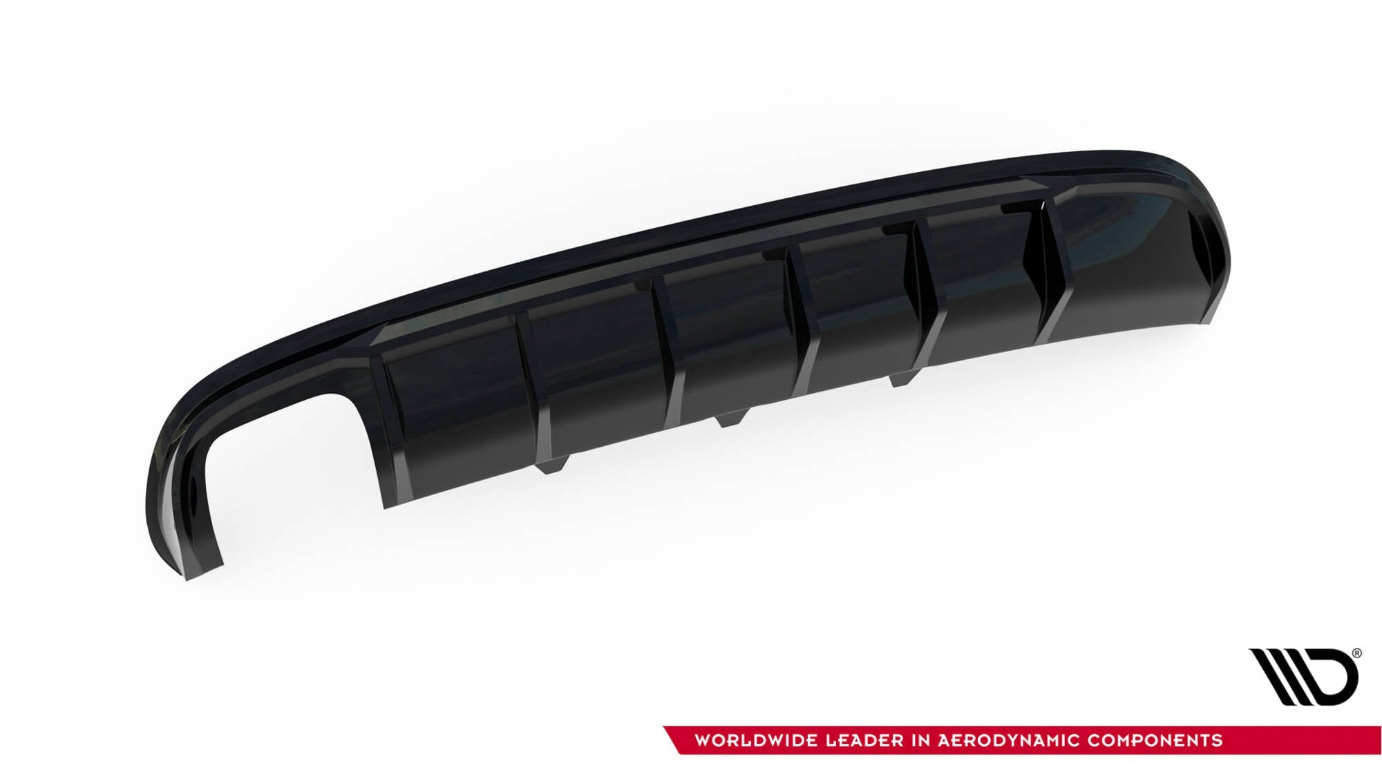 Maxton Design Difusor trasero para Audi A4 S-Line Sedan / Avant B8 (Version with dual Exhaust tips on one side) - imagen 5