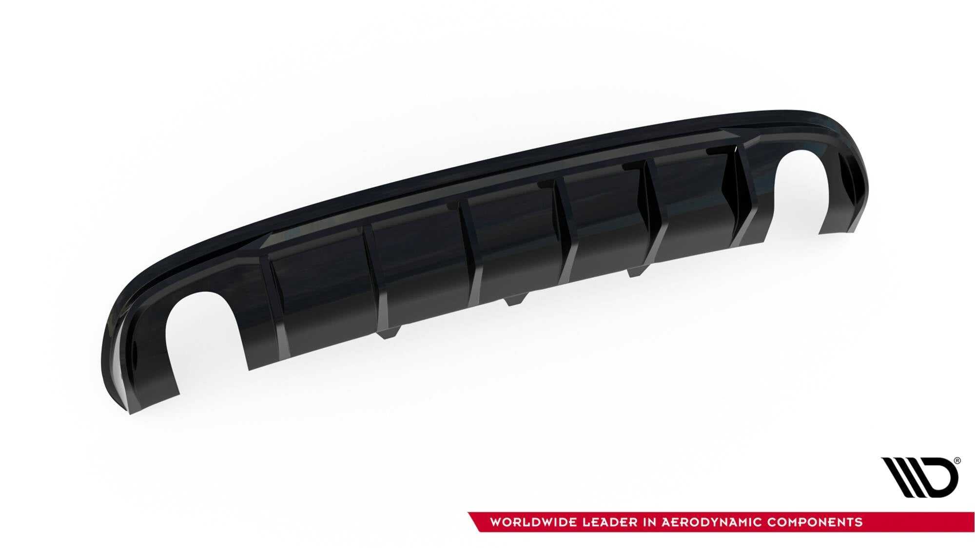 Maxton Design Difusor trasero para Audi A4 S-Line Sedan / Avant B8 (Version with single Exhaust tips on both sides) - imagen 5