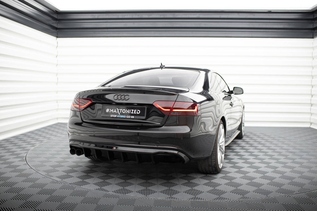 Maxton Design Difusor trasero para Audi A5 Coupe / Cabrio S-Line 8T (Single side dual Exhaust version) - imagen 1