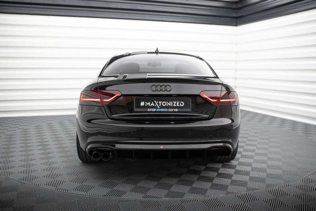 Maxton Design Difusor trasero para Audi A5 Coupe / Cabrio S-Line 8T (Single side dual Exhaust version) - imagen 2