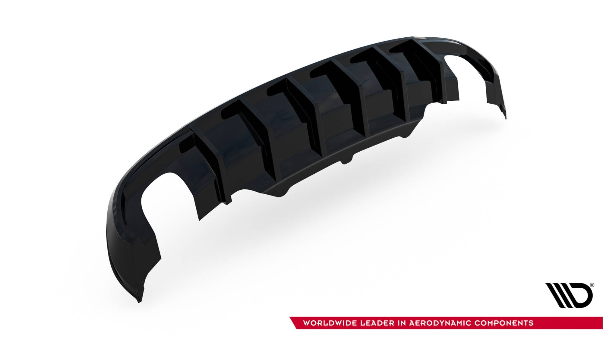 Maxton Design Difusor trasero para Audi A5 Coupe / Cabrio S-Line 8T (Version with single Exhausts on both sides) - imagen 6