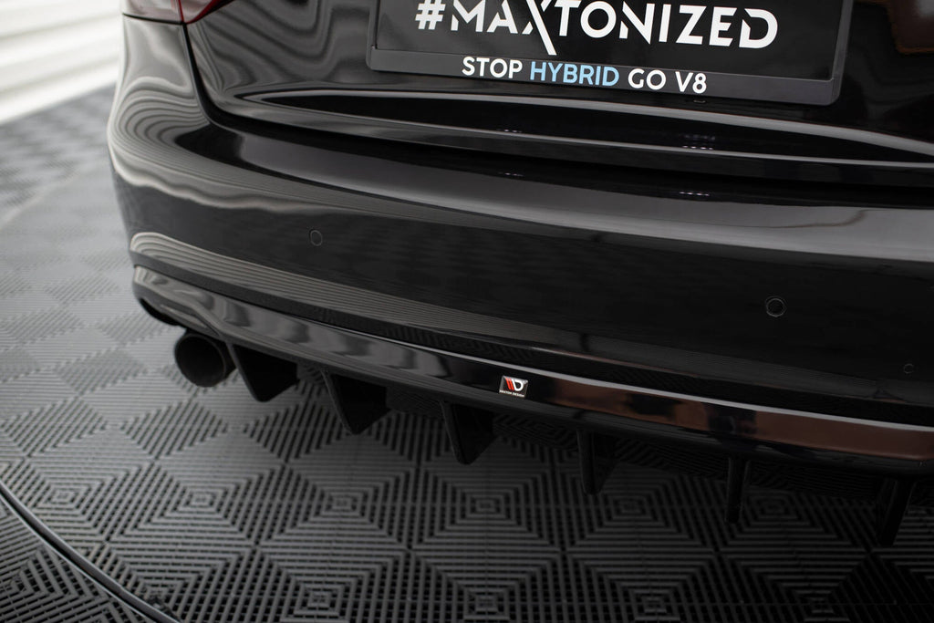 Maxton Design Difusor trasero para Audi A5 Coupe / Cabrio S-Line 8T (Version with single Exhausts on both sides) - imagen 4