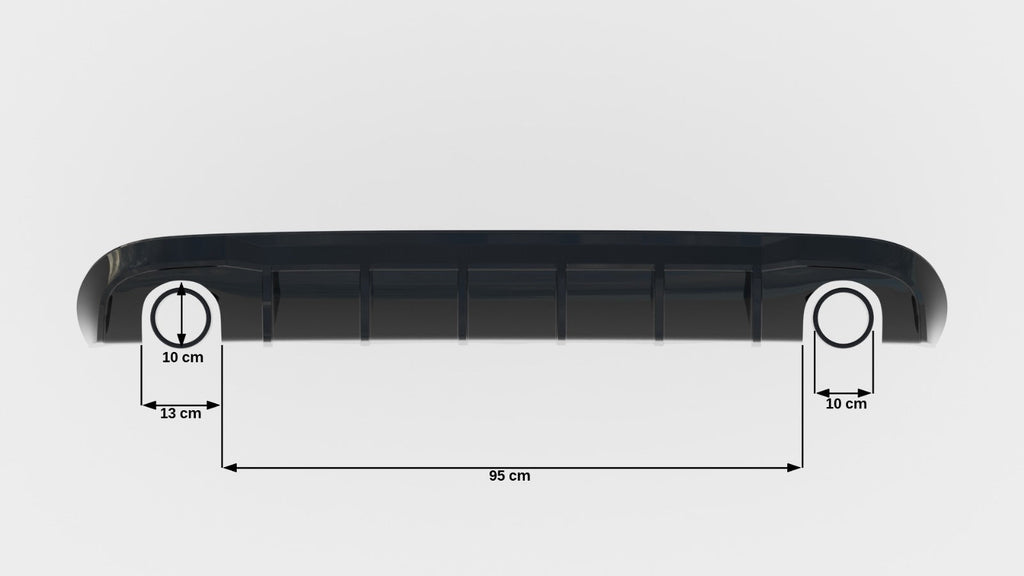 Maxton Design Difusor trasero para Audi A5 S-Line Sportback 8T (Version with single Exhaust tips on both sides) - imagen 4