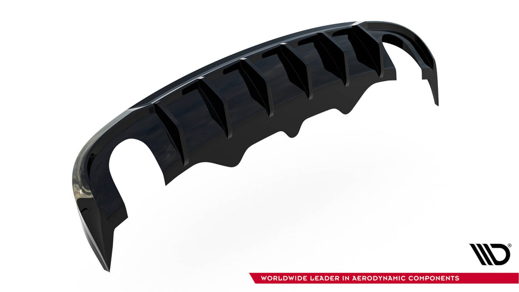 Maxton Design Difusor trasero para Audi A5 S-Line Sportback 8T (Version with single Exhaust tips on both sides) - imagen 3