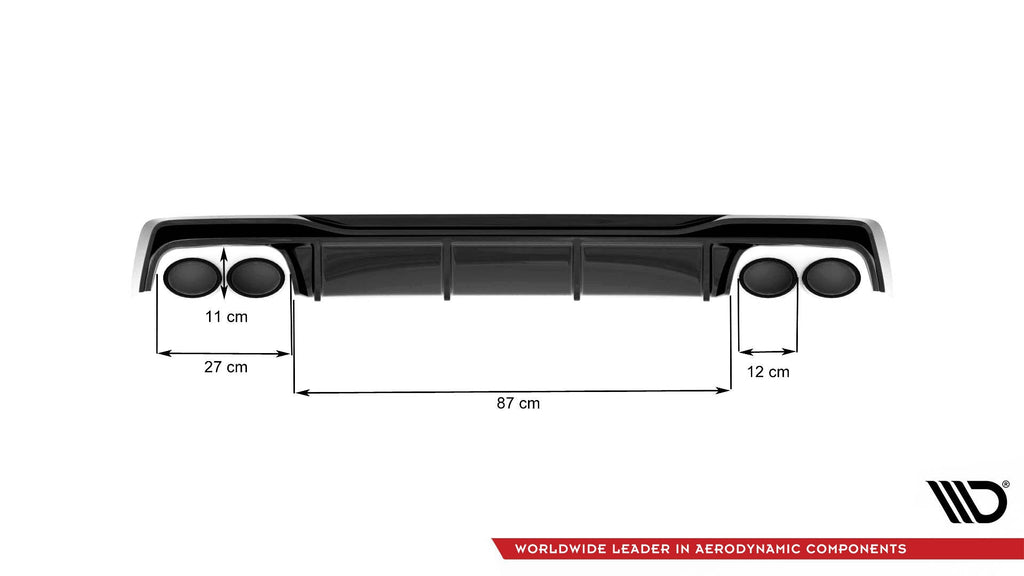 Maxton Design Difusor trasero para Audi A6 S-Line / S6 C8 / C8 Facelift - imagen 7