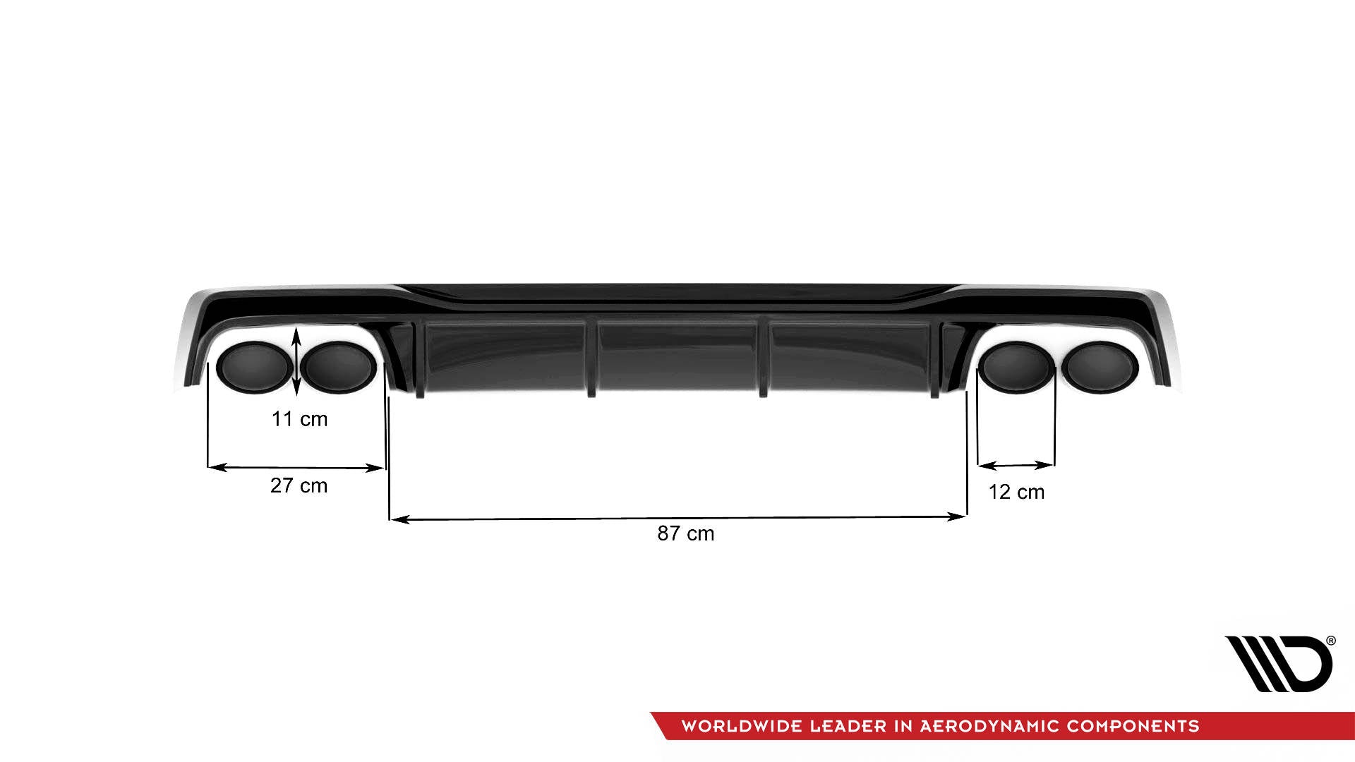 Maxton Design Difusor trasero para Audi A6 S-Line / S6 C8 / C8 Facelift - imagen 7