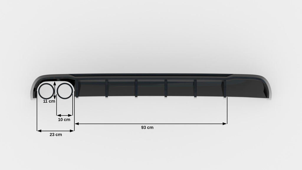Maxton Design Difusor trasero para Audi A6 Sedan / Avant C7 (Single side dual Exhaust version) - imagen 5