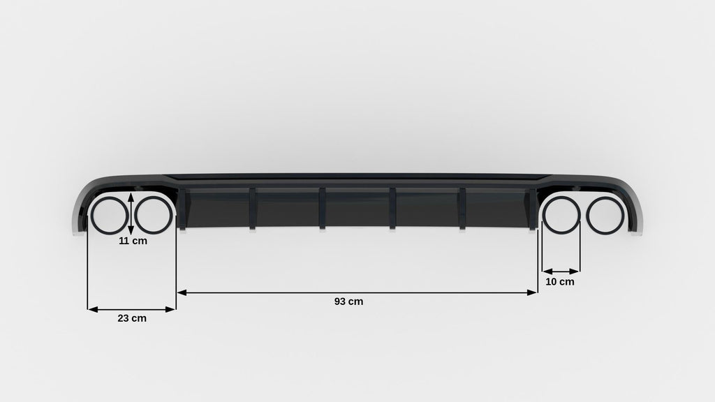 Maxton Design Difusor trasero para Audi A6 Sedan / Avant C7 (Version with dual Exhausts on both sides) - imagen 5