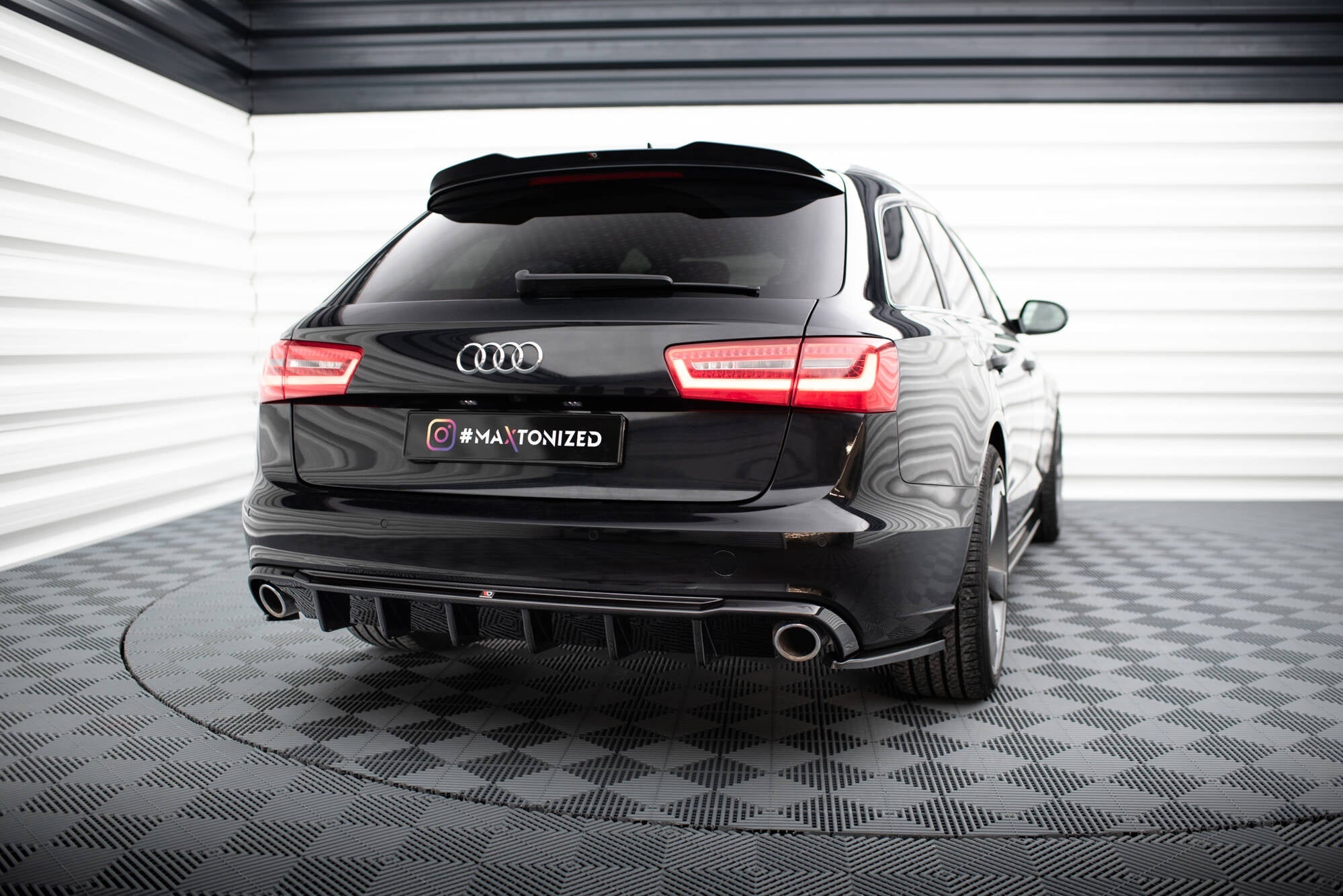 Maxton Design Difusor trasero para Audi A6 Sedan / Avant C7 (Version with single Exhausts on both sides) - imagen 2