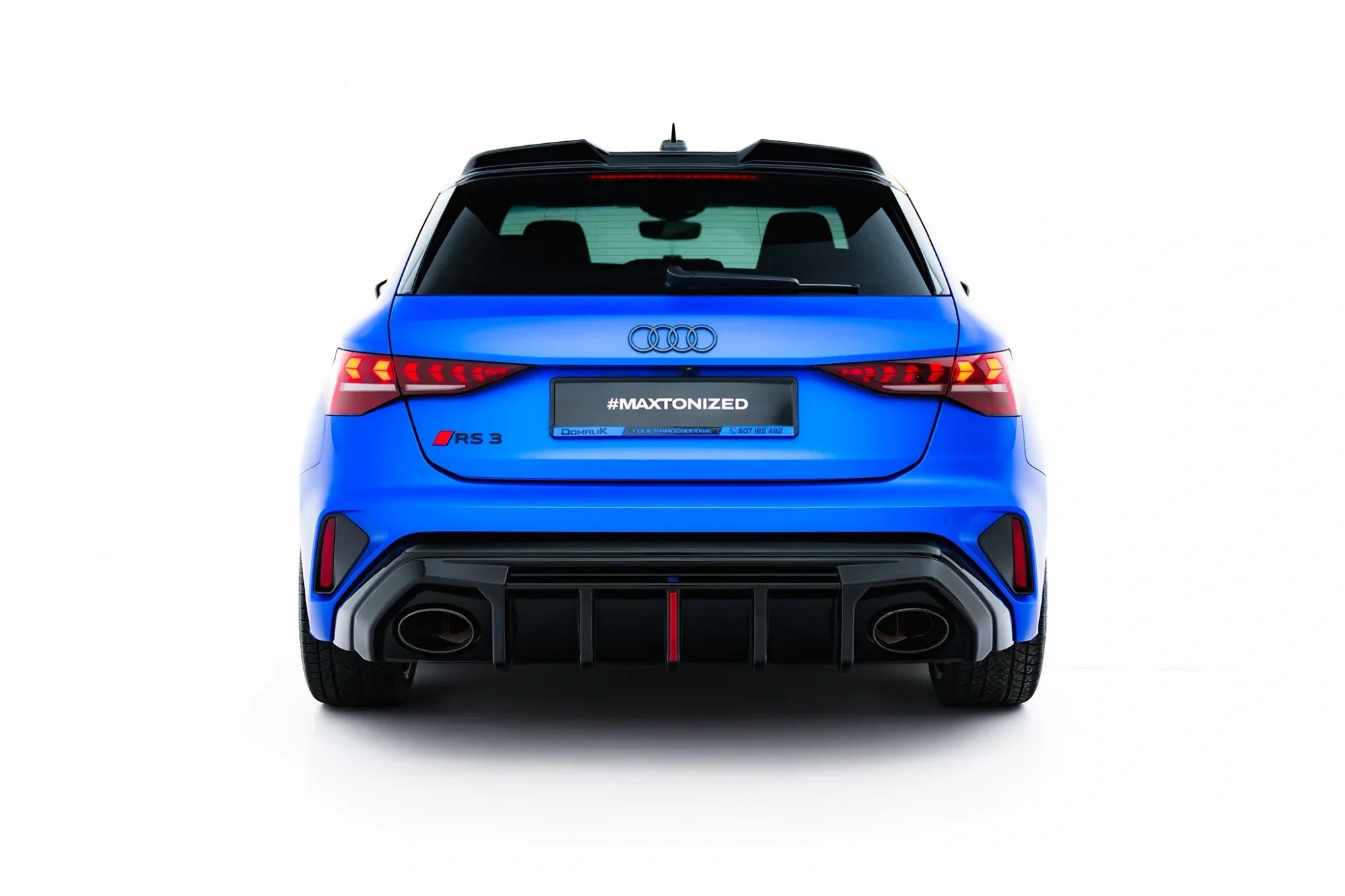 Maxton Design Difusor trasero para Audi RS3 8Y Sportback 8Y Facelift (Version with original reflector) - imagen 2