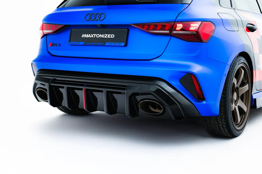 Maxton Design Difusor trasero para Audi RS3 8Y Sportback 8Y Facelift (Version with original reflector) - imagen 6