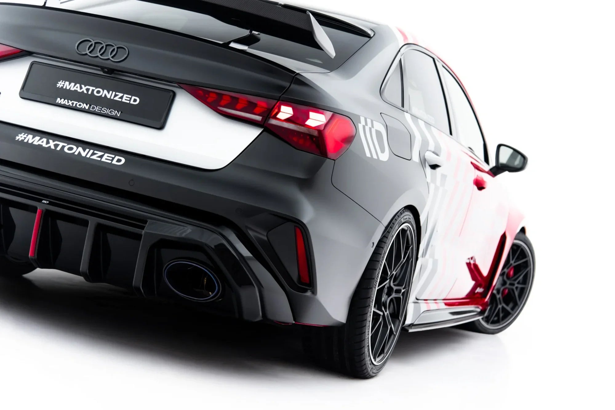 Maxton Design Difusor trasero para Audi RS3 Sedan 8Y Facelift (Version with original reflector) - imagen 3