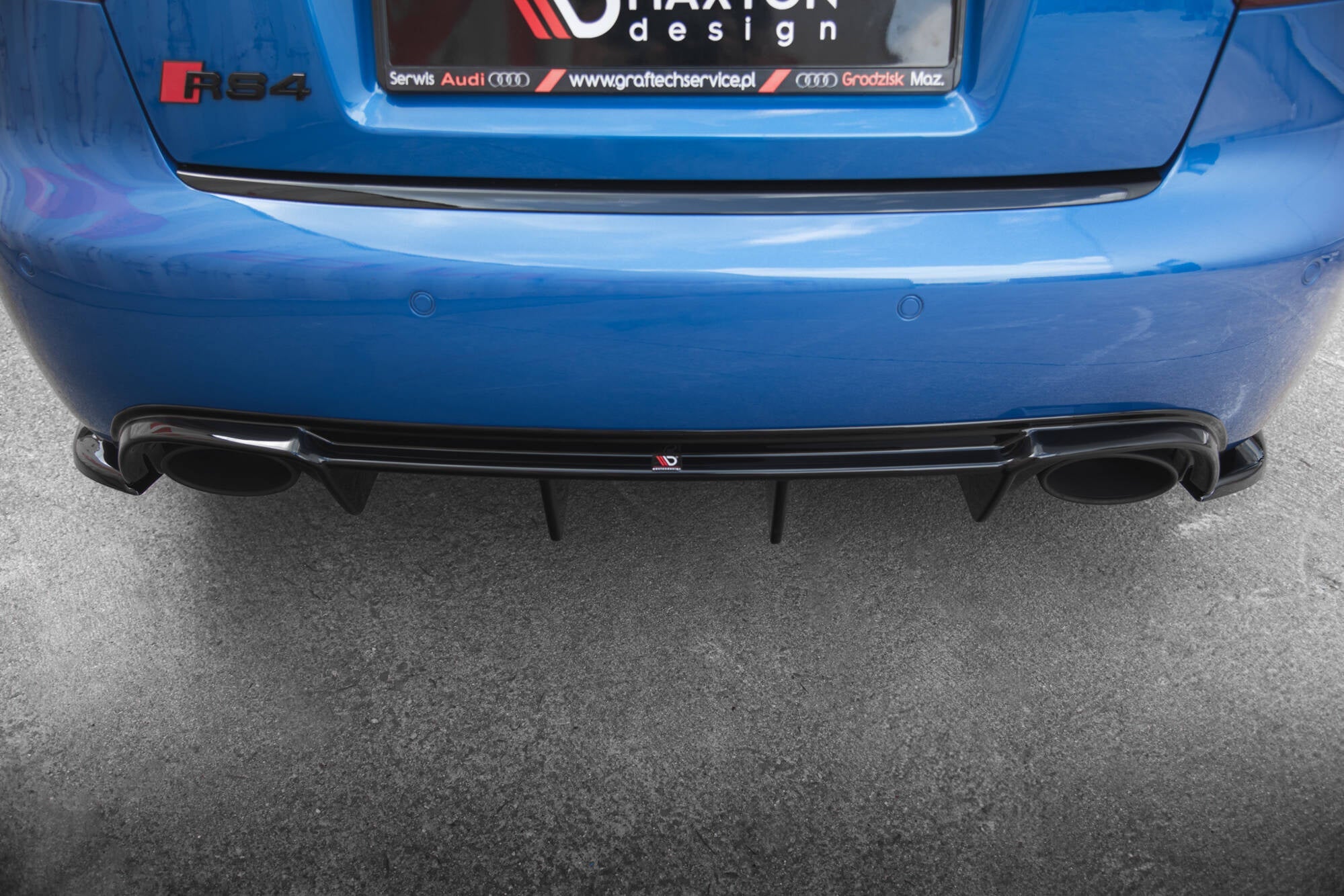 Maxton Design Difusor trasero para Audi RS4 B7 - imagen 3