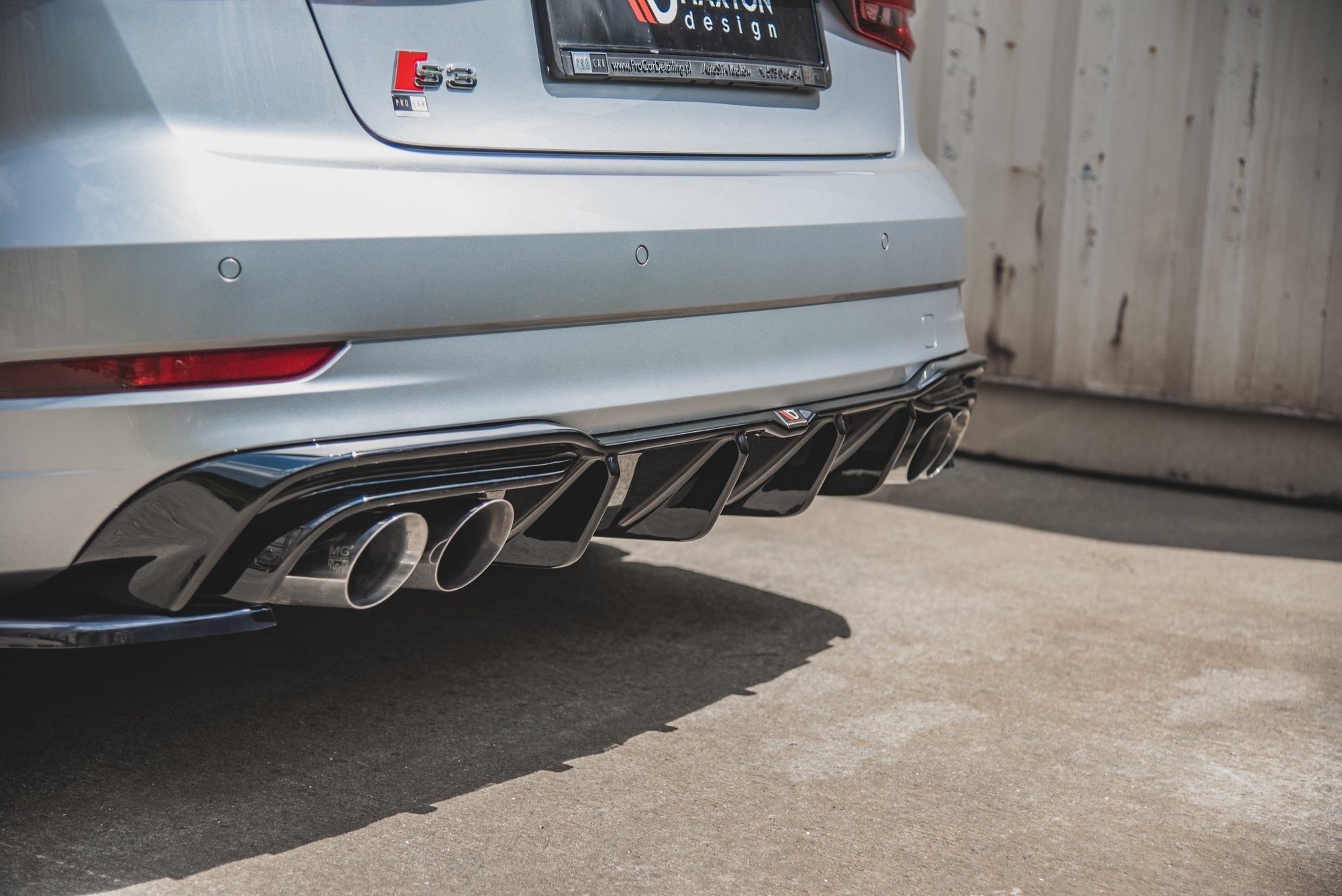 Maxton Design Difusor trasero para Audi S3 Sedan 8V Facelift - imagen 2