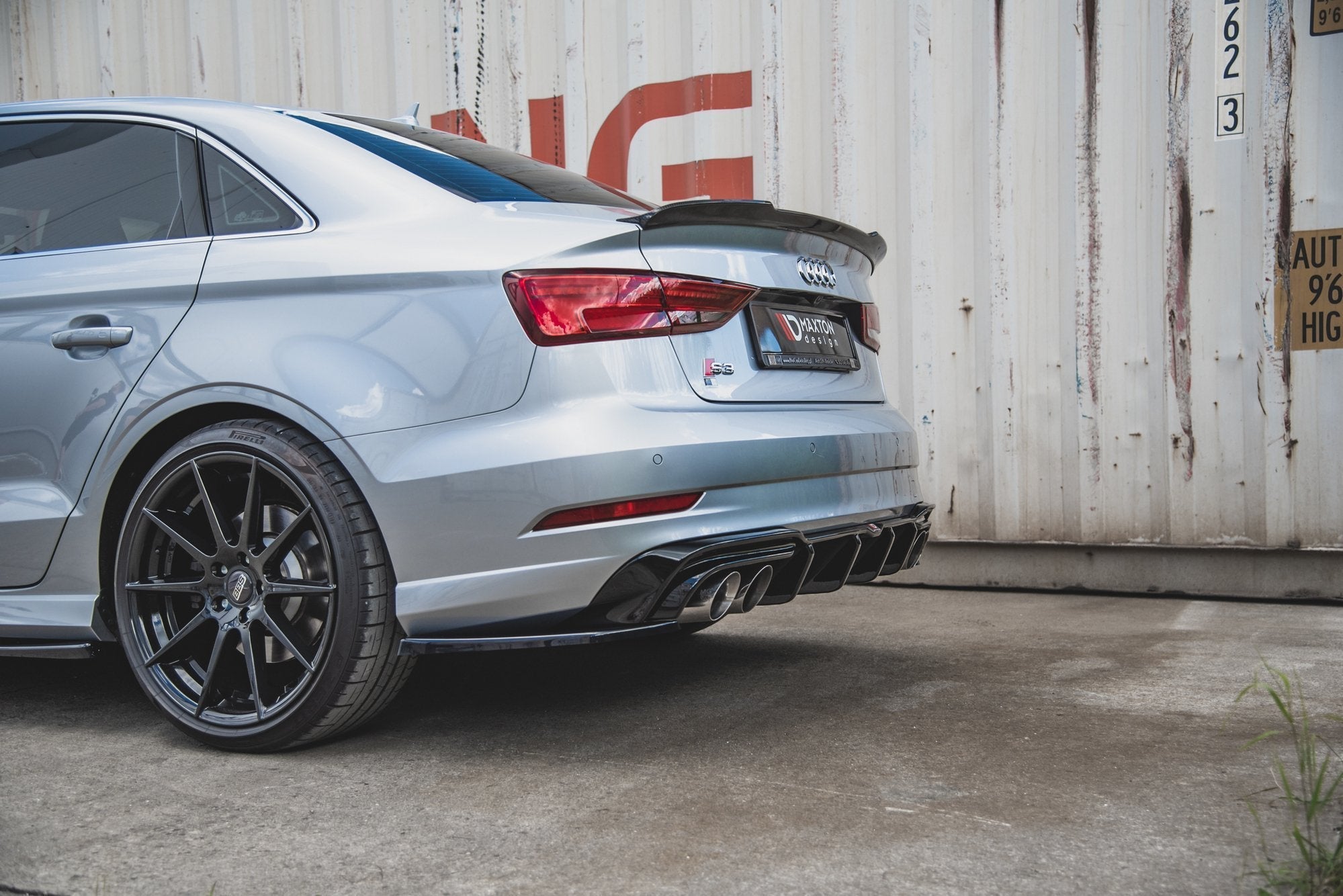 Maxton Design Difusor trasero para Audi S3 Sedan 8V Facelift - imagen 3