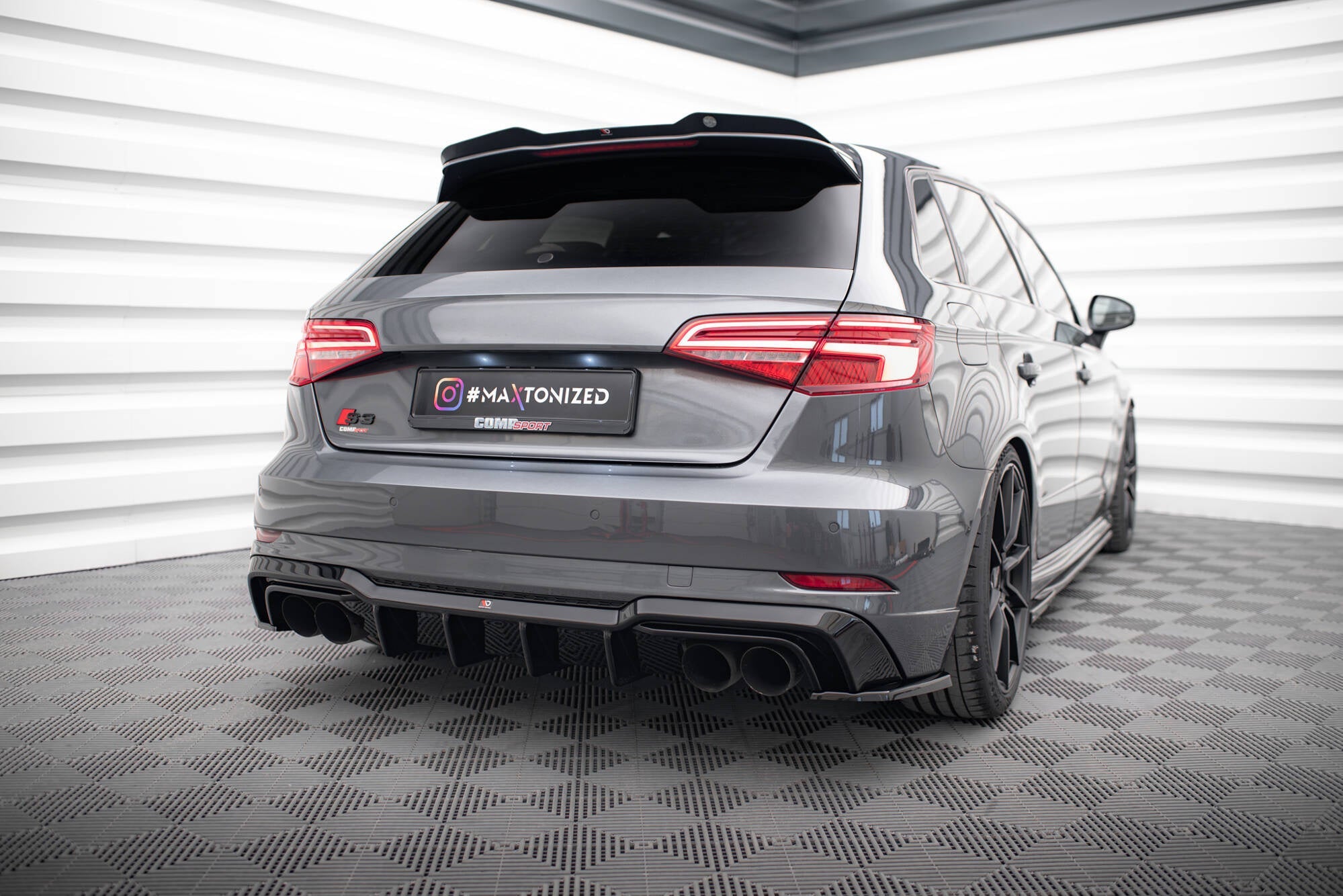 Maxton Design Difusor trasero para Audi S3 Sportback 8V Facelift - imagen 1