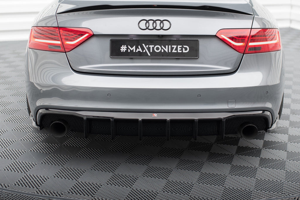 Maxton Design Difusor trasero para Audi S5 / A5 S-Line 8T Facelift (Version with single Exhausts on both sides) - imagen 1