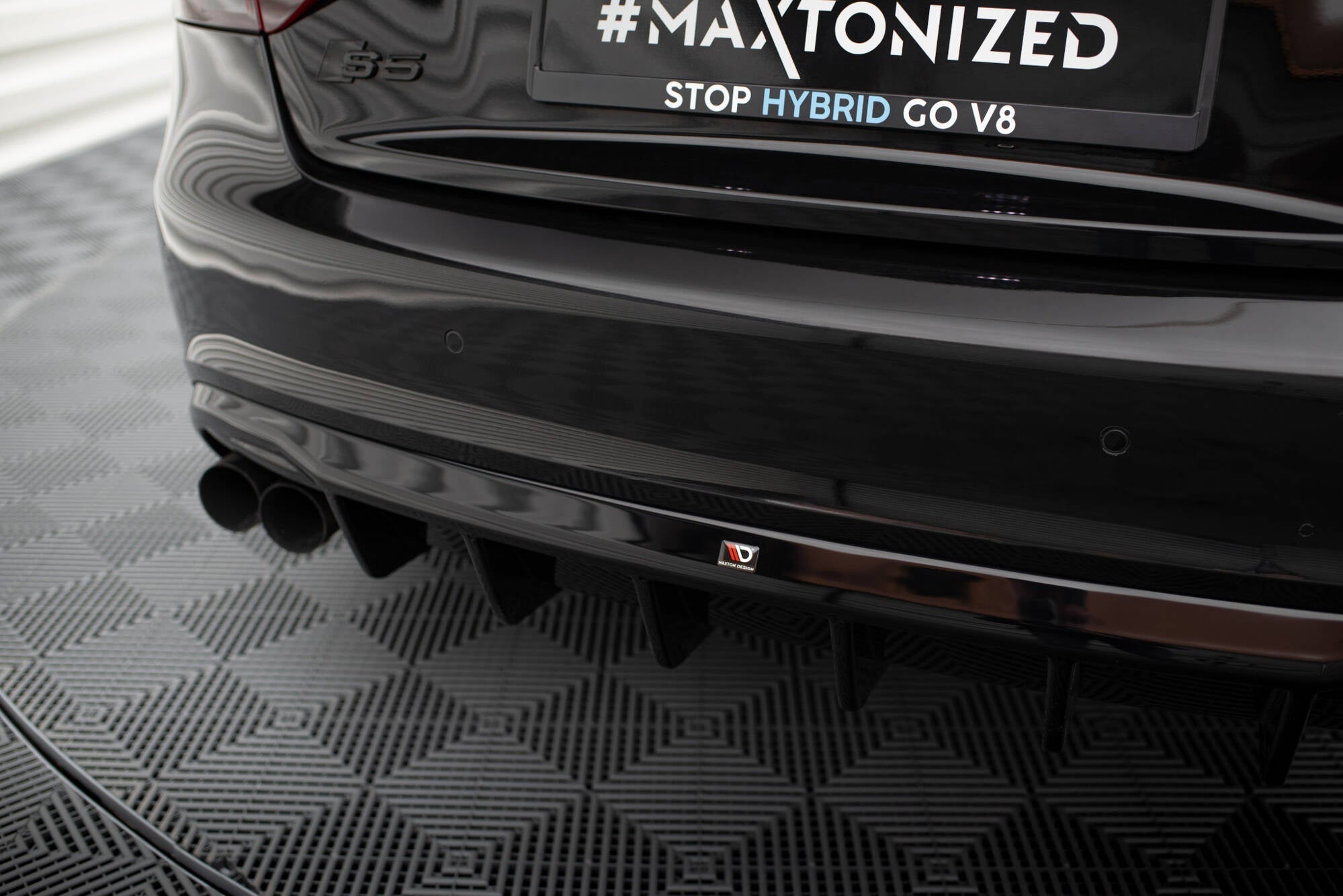 Maxton Design Difusor trasero para Audi S5 Coupe / Cabrio S-Line 8T - imagen 3