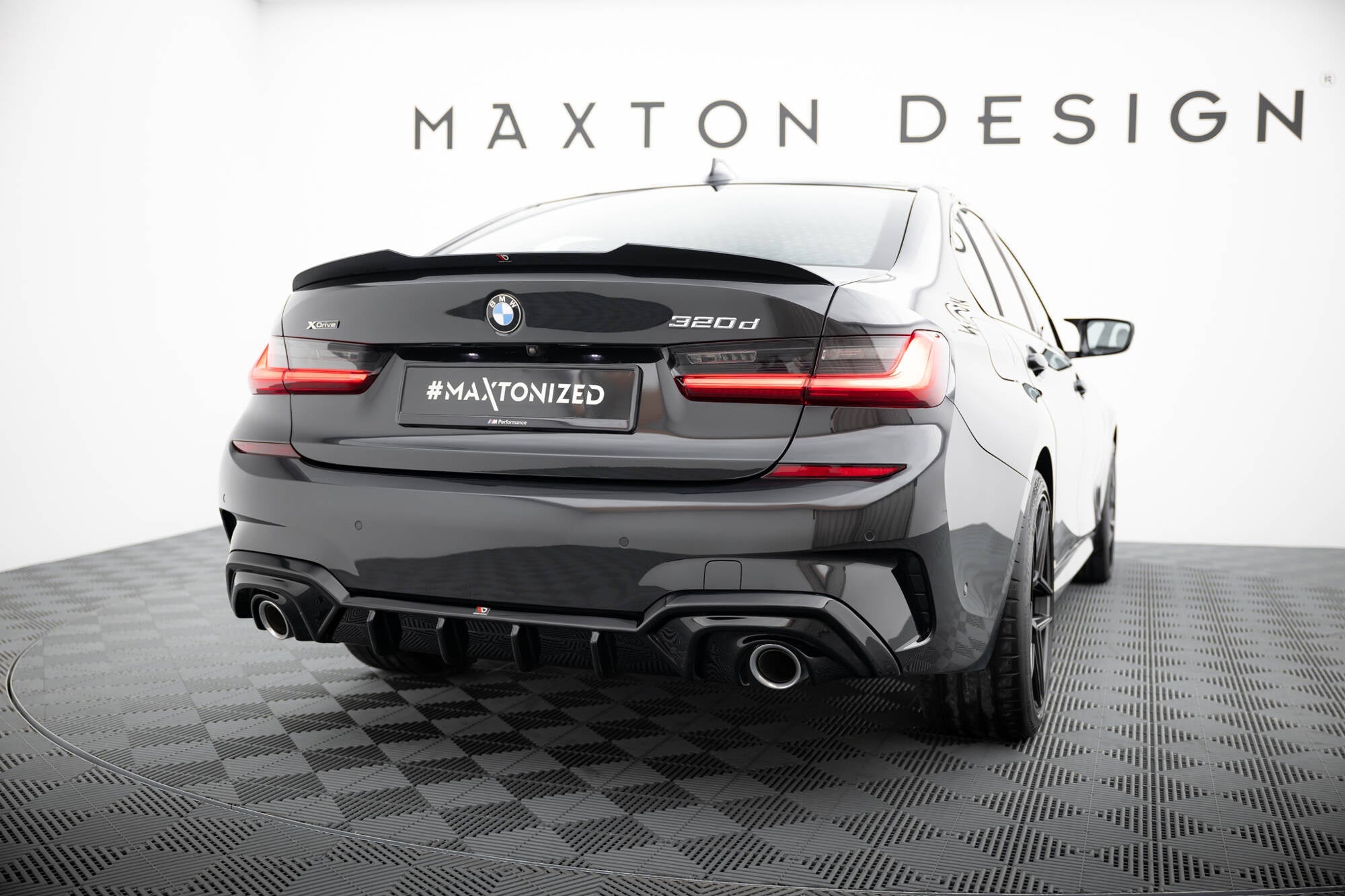 Maxton Design Difusor trasero para BMW 3 M-Pack G20 / G21 (para car with towbar) - imagen 8