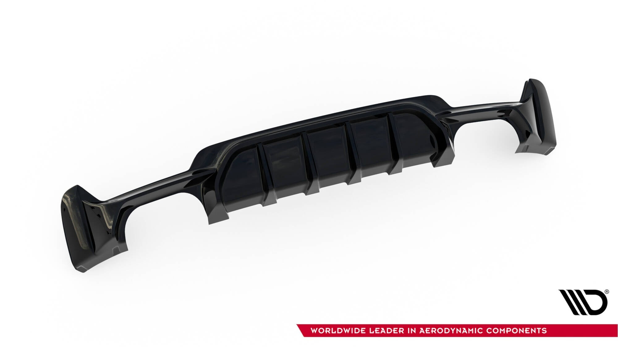 Maxton Design Difusor trasero para BMW 4 Coupe / Gran Coupe / Cabrio M-Pack F32 / F36 / F33 (Version with dual Exhausts on both sides) - imagen 4