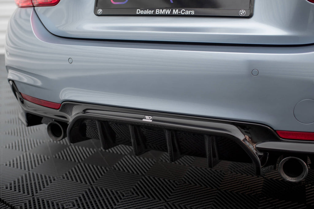 Maxton Design Difusor trasero para BMW 4 Coupe / Gran Coupe / Cabrio M-Pack F32 / F36 / F33 (Version with single Exhausts on both sides) - imagen 2