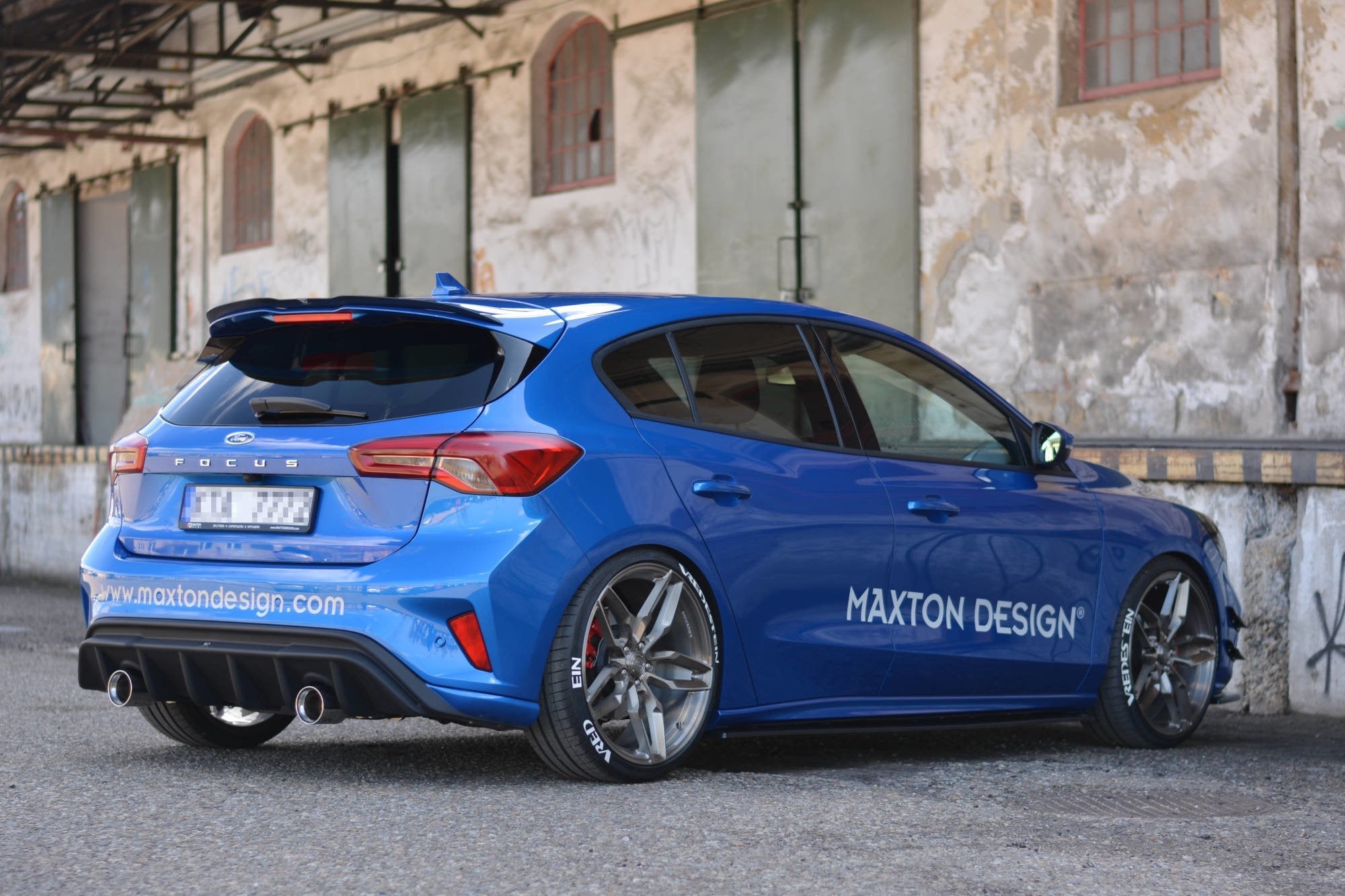 Maxton Design Difusor trasero para Ford Focus Hatchabck ST-Line - imagen 2