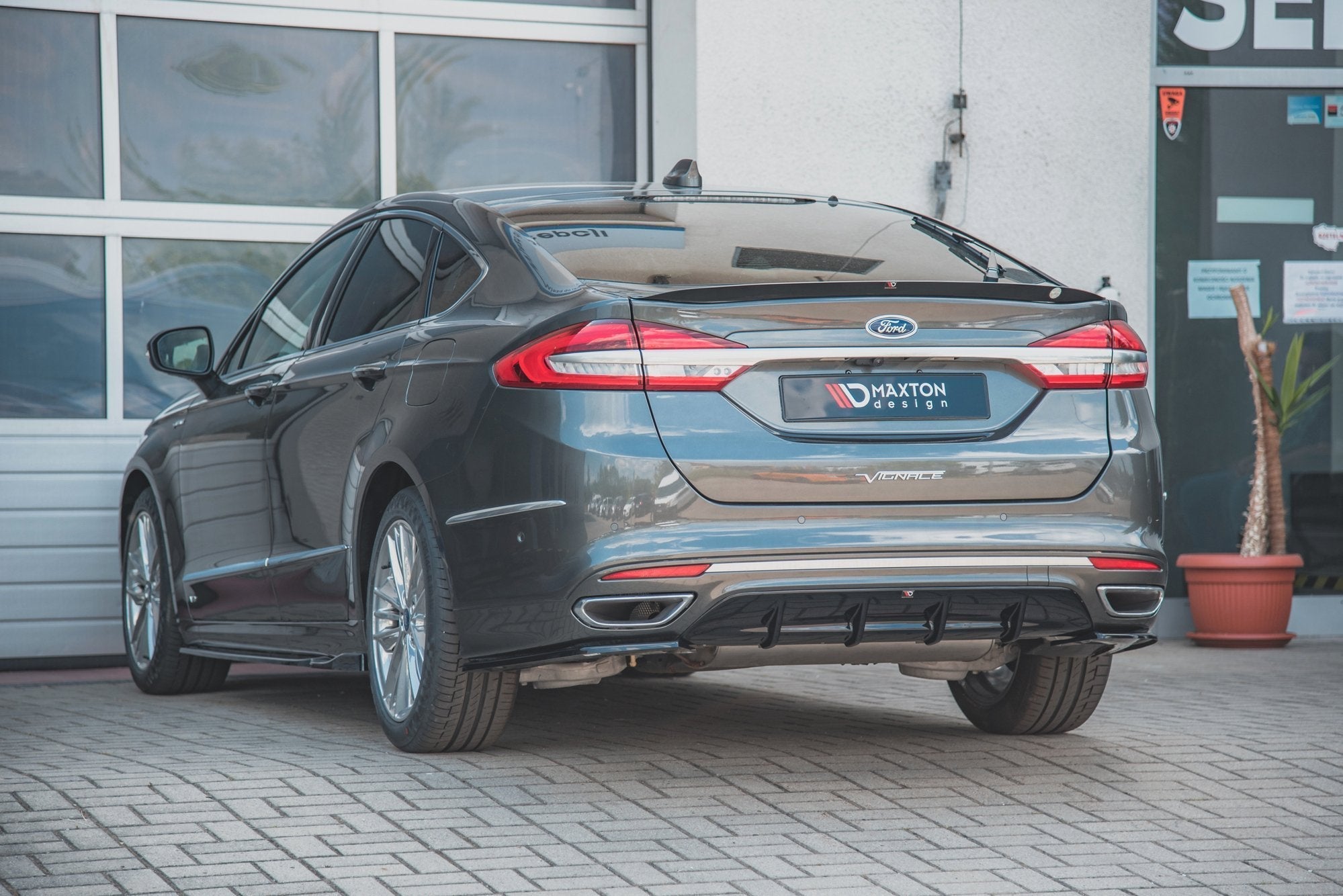Maxton Design Difusor trasero para Ford Mondeo Vignale Mk5 Facelift - imagen 3