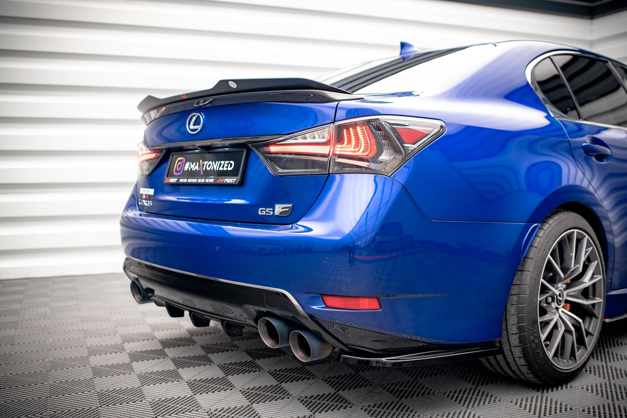 Maxton Design Difusor trasero para Lexus GS F Mk4 Facelift - imagen 4