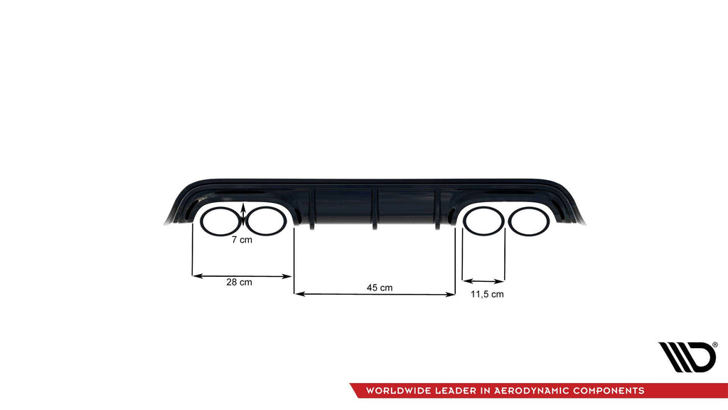 Maxton Design Difusor trasero para Mercedes-Benz CLK W209 - imagen 6