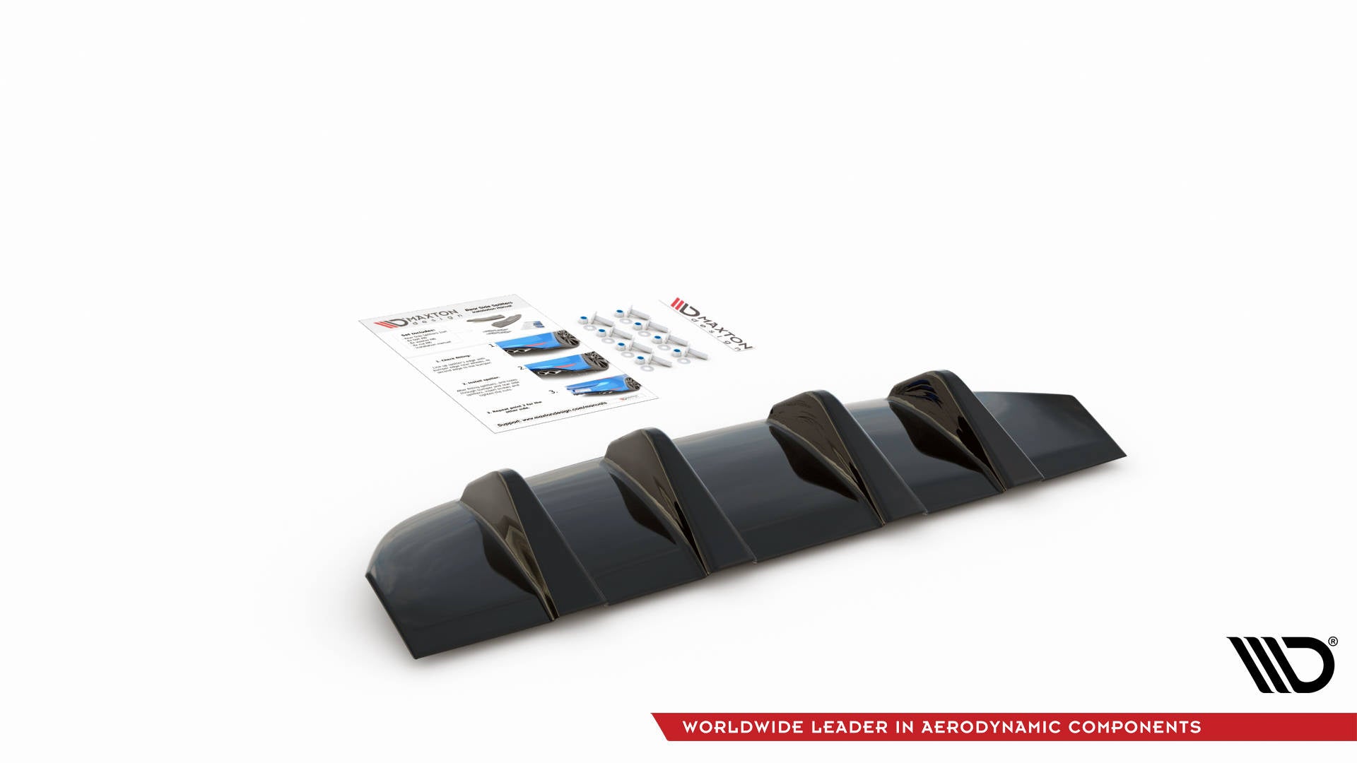Maxton Design Difusor trasero para Mercedes-Benz GLC Coupe AMG-Line C253 Facelift - imagen 3