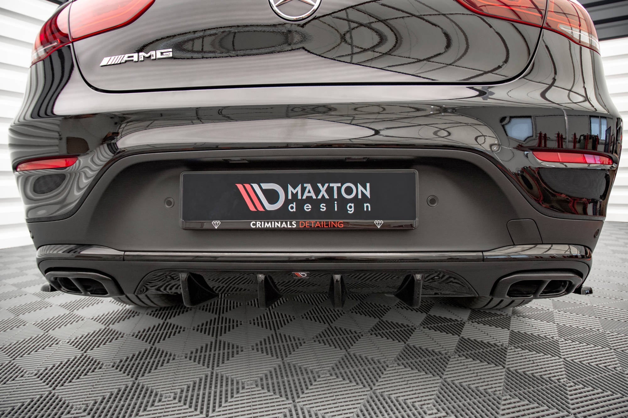Maxton Design Difusor trasero para Mercedes-Benz GLC Coupe AMG-Line C253 Facelift - imagen 2