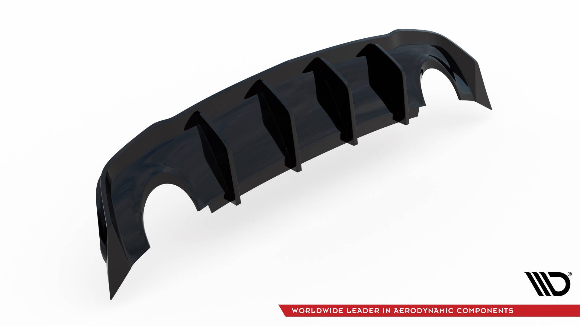 Maxton Design Difusor trasero para Opel Astra GTC OPC-Line J (Version with single Exhausts on both sides) - imagen 6