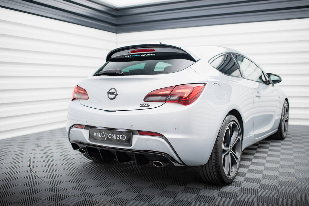Maxton Design Difusor trasero para Opel Astra GTC OPC-Line J (Version with single Exhausts on both sides) - imagen 1