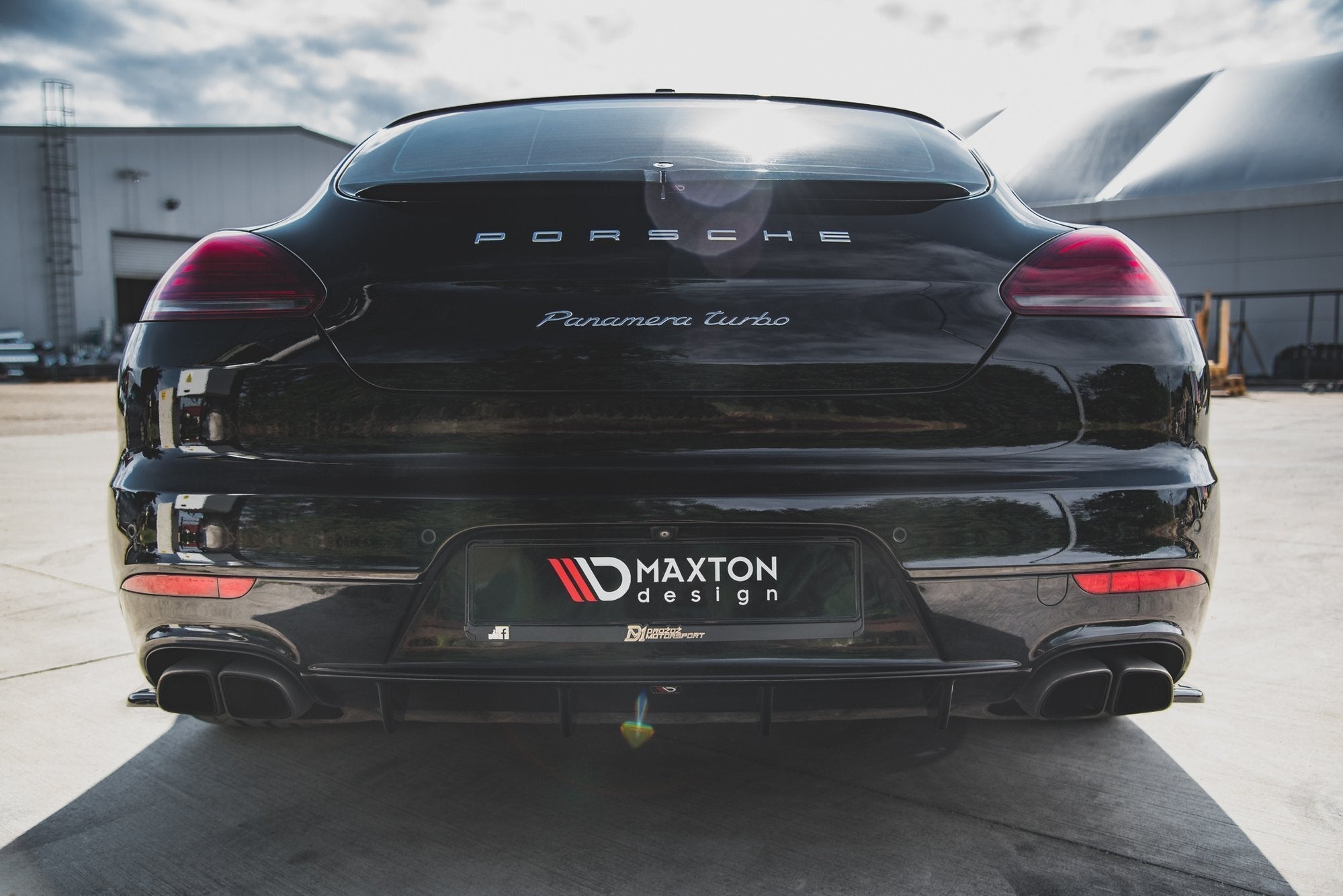 Maxton Design Difusor trasero para Porsche Panamera Turbo 970 Facelift - imagen 2