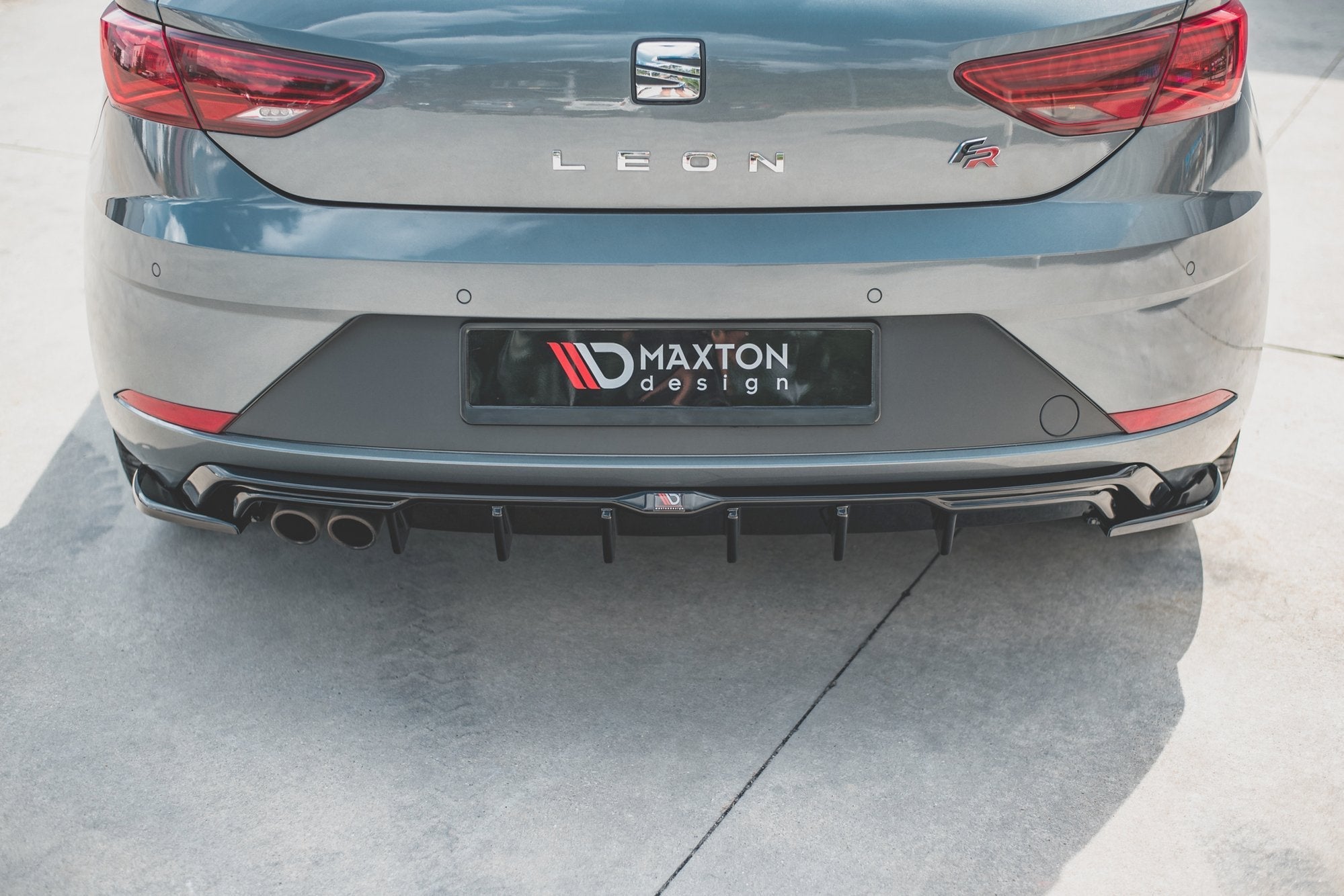 Maxton Design Difusor trasero para Seat Leon FR Hatchback Mk3 Facelift - imagen 4