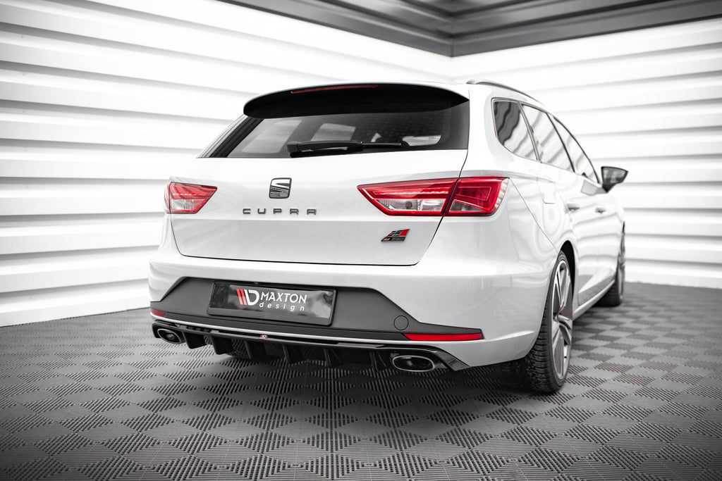 Maxton Design Difusor trasero para Seat Leon Cupra Sportstourer Mk3 - imagen 3