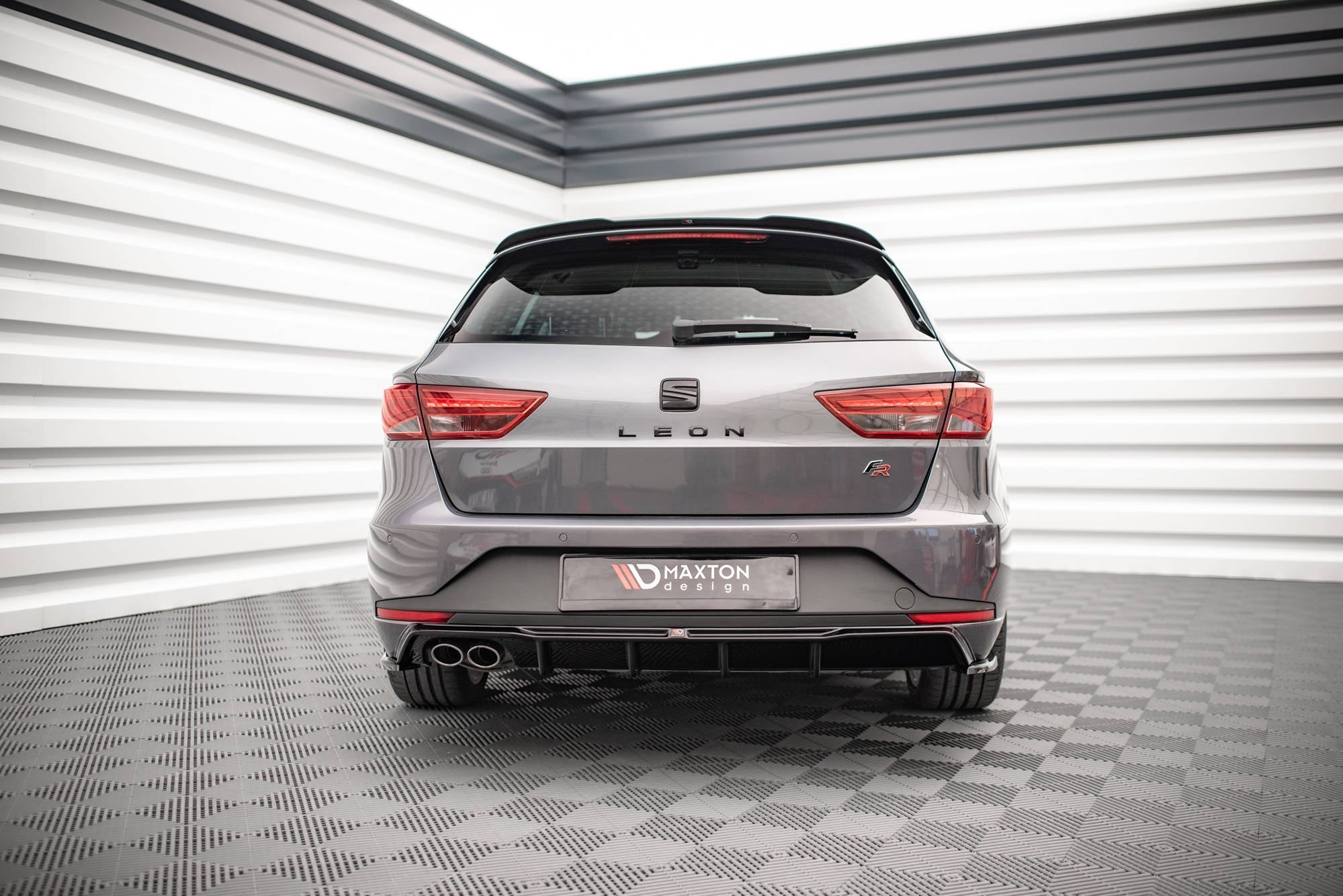 Maxton Design Difusor trasero para Seat Leon FR Sportstourer Mk3 - imagen 4
