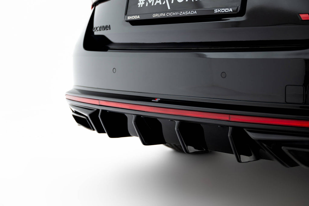 Maxton Design Difusor trasero para Skoda Octavia RS Liftback / Combi Mk4 Facelift - imagen 3