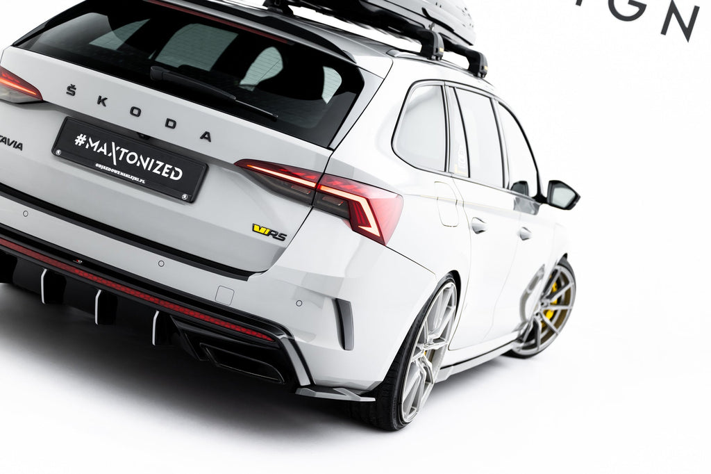 Maxton Design Difusor trasero para Skoda Octavia RS Mk4 - imagen 4
