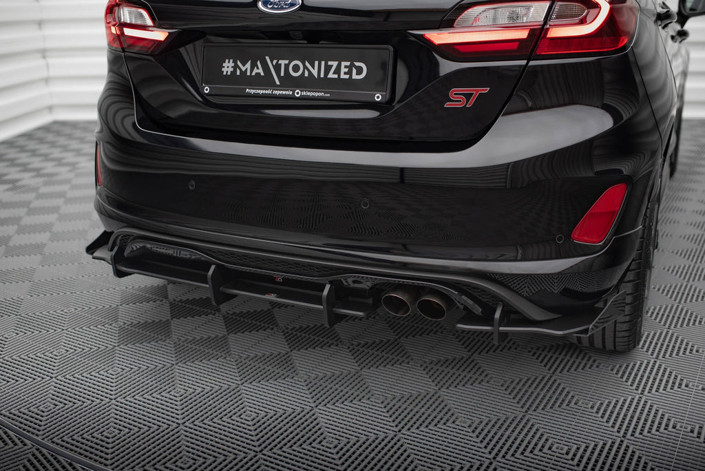 Maxton Design Street Pro Rear Valance + Flaps para Ford Fiesta Mk8 ST - imagen 1