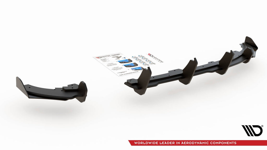 Maxton Design Street Pro Rear Valance + Flaps para Volkswagen Polo GTI Mk6 - imagen 5