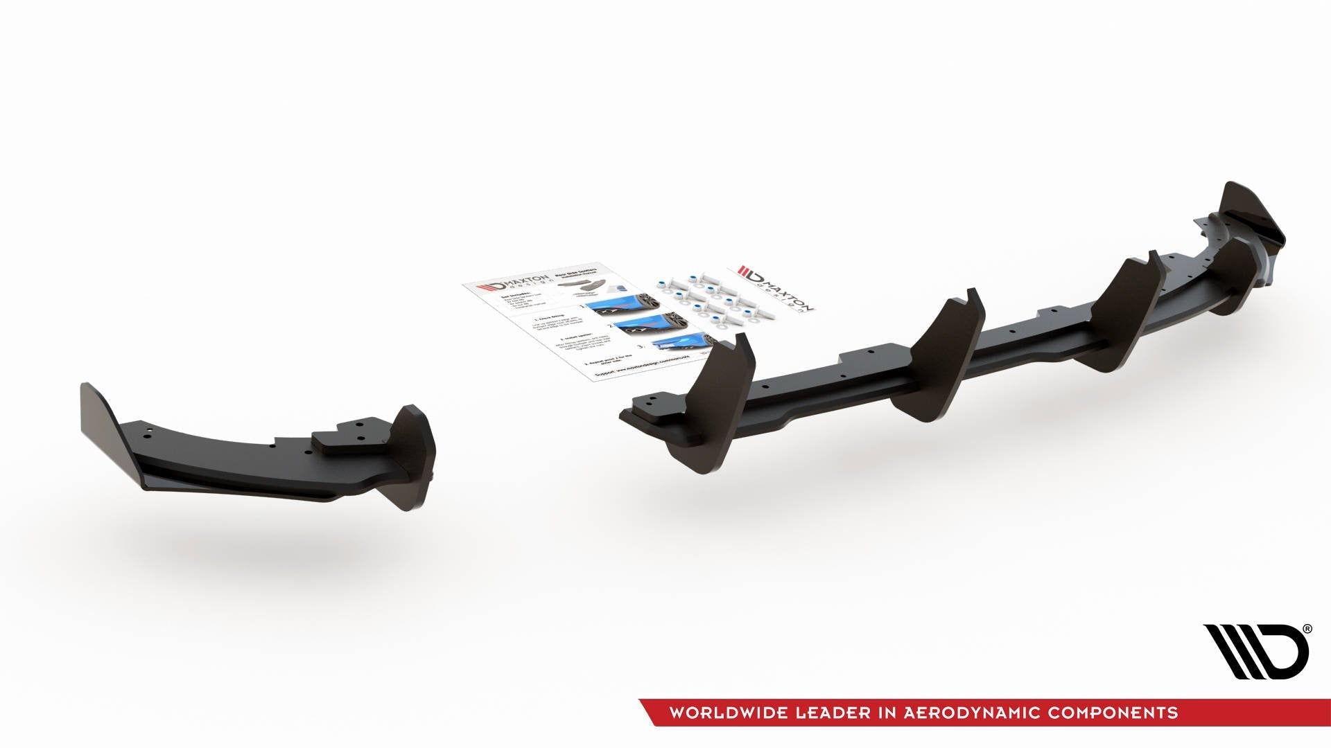 Maxton Design Street Pro Rear Valance + Flaps para Volkswagen Polo GTI Mk6 - imagen 5