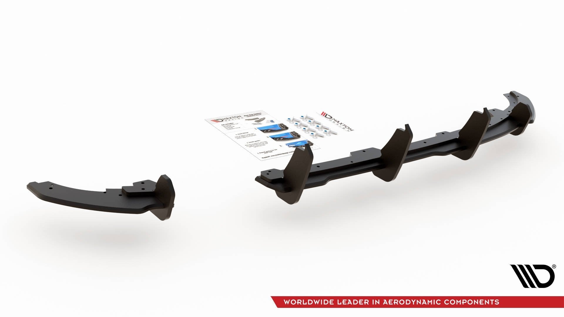 Maxton Design Street Pro Rear Valance para Volkswagen Polo GTI Mk6 - imagen 5