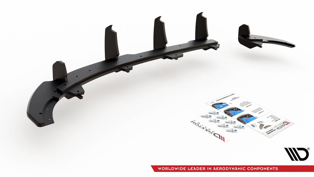 Maxton Design Street Pro Rear Valance para Volkswagen Polo GTI Mk6 - imagen 6