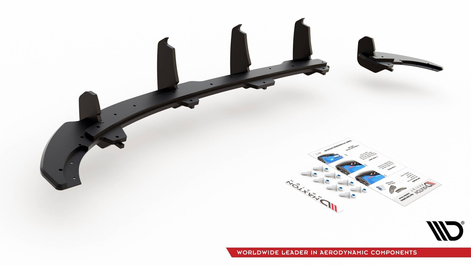 Maxton Design Street Pro Rear Valance para Volkswagen Polo GTI Mk6 - imagen 6