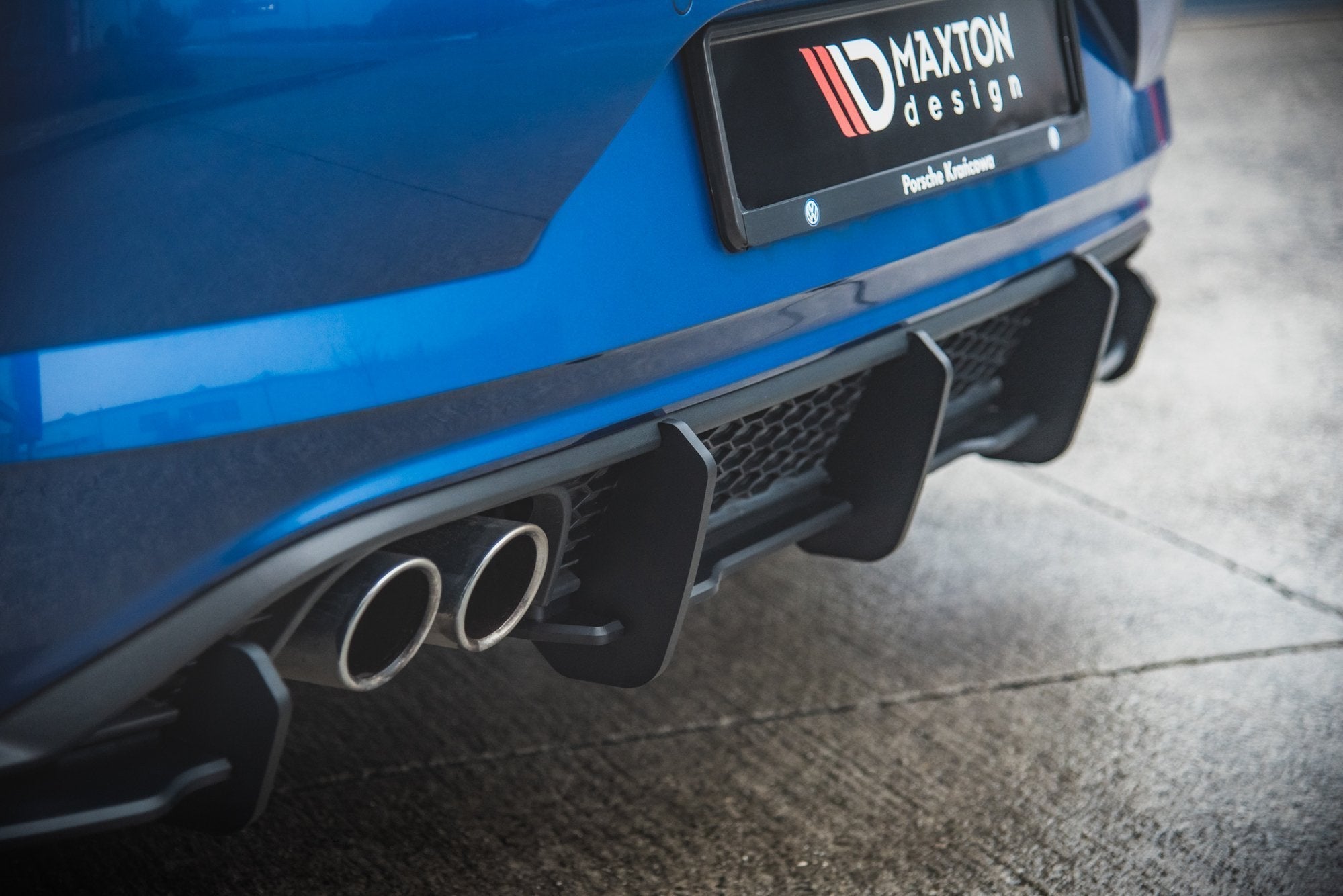 Maxton Design Street Pro Rear Valance para Volkswagen Polo GTI Mk6 - imagen 2