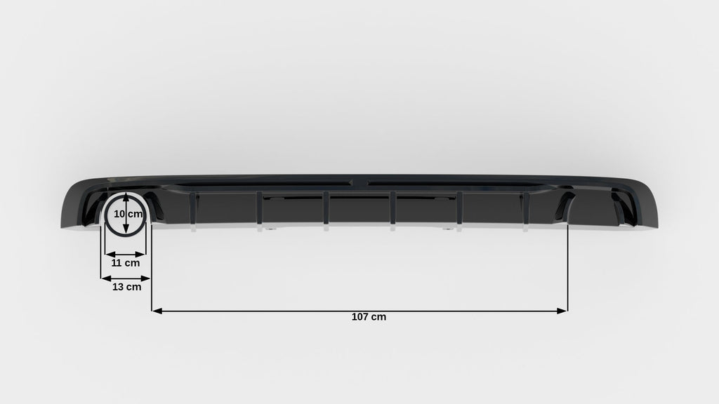 Maxton Design Difusor trasero V.1 para Audi A4 S-line B9 (Version with single Exhaust tips on one side) - imagen 6