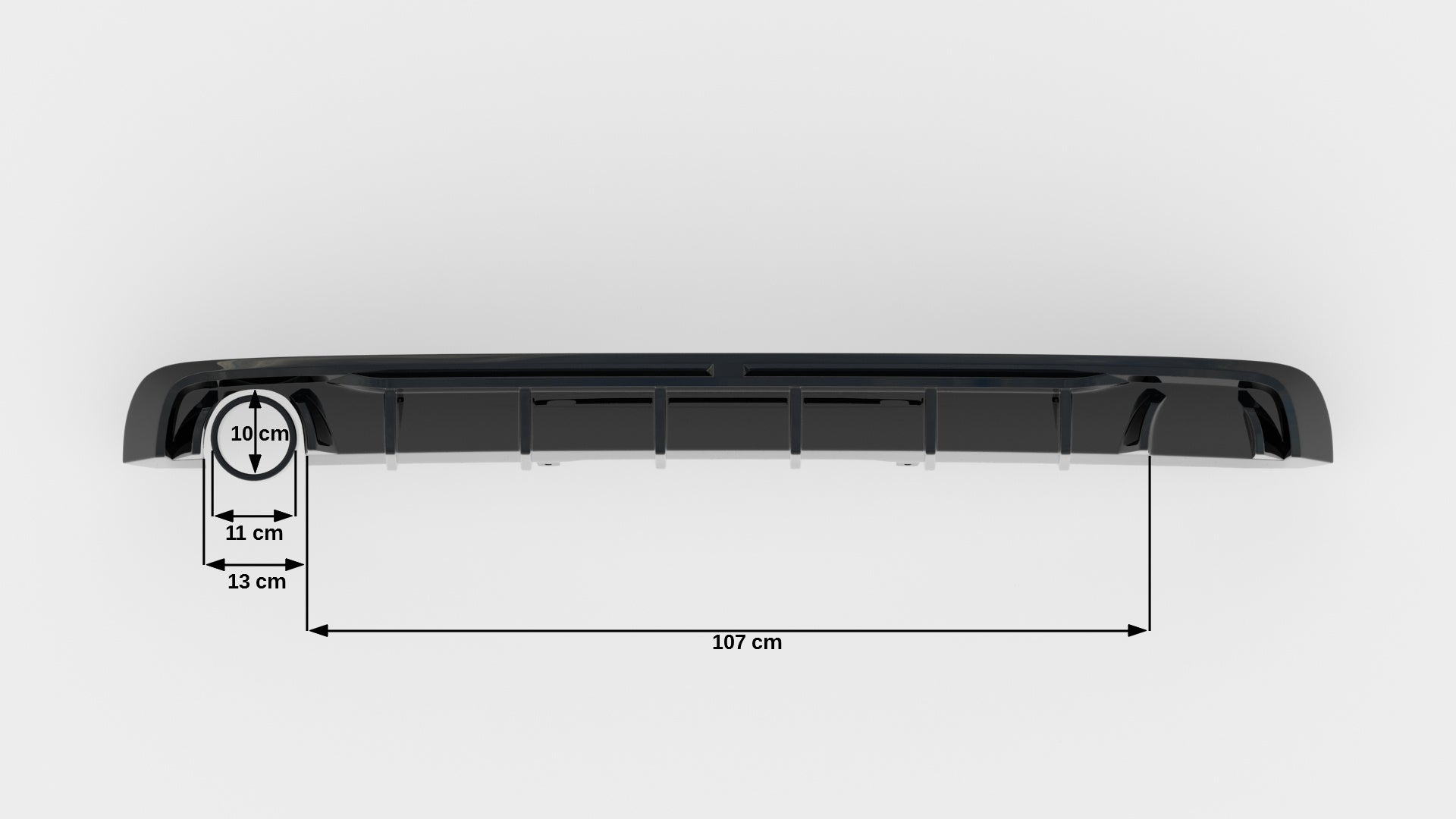 Maxton Design Difusor trasero V.1 para Audi A4 S-line B9 (Version with single Exhaust tips on one side) - imagen 6