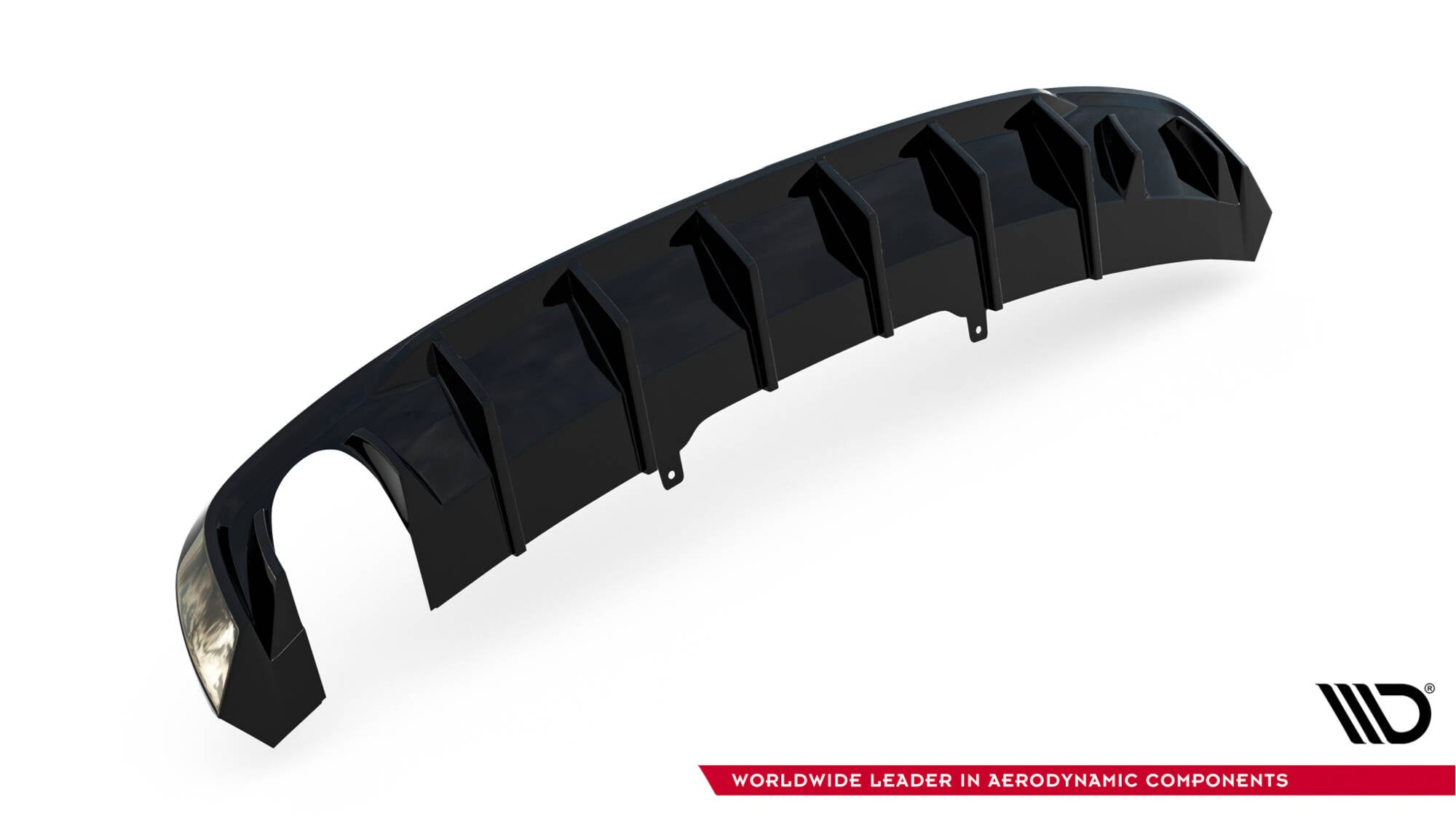 Maxton Design Difusor trasero V.1 para Audi A4 S-line B9 (Version with single Exhaust tips on one side) - imagen 4
